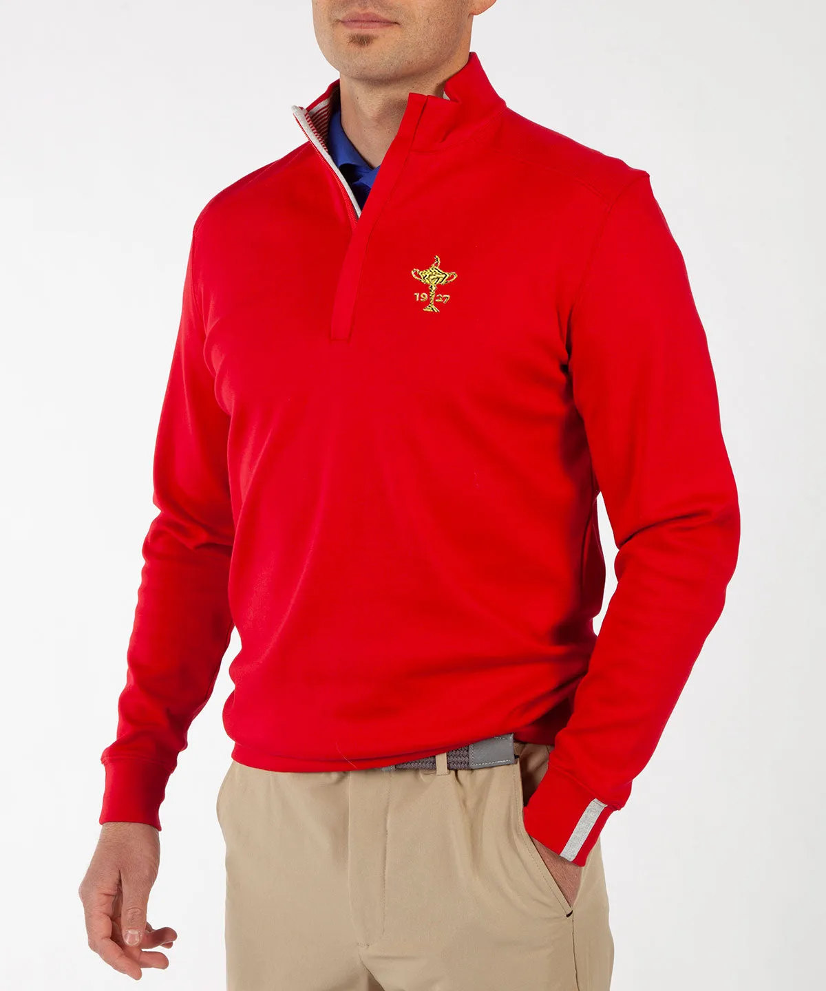 1927 Ryder Cup Signature Leaderboard Pima Cotton Quarter-Zip Pullover