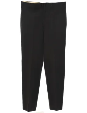 1970s Classic Black Trousers - W36 L32