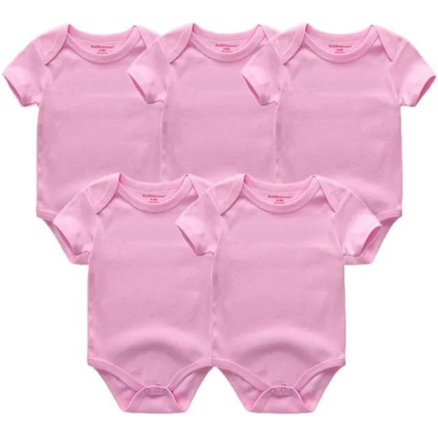 3/5pcs Baby Bodysuit 0-12M