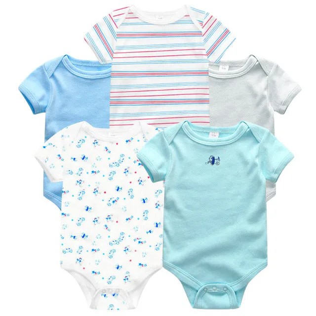 3/5pcs Baby Bodysuit 0-12M