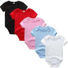 3/5pcs Baby Bodysuit 0-12M