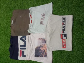 5 pieces of Fila branded Tshirts