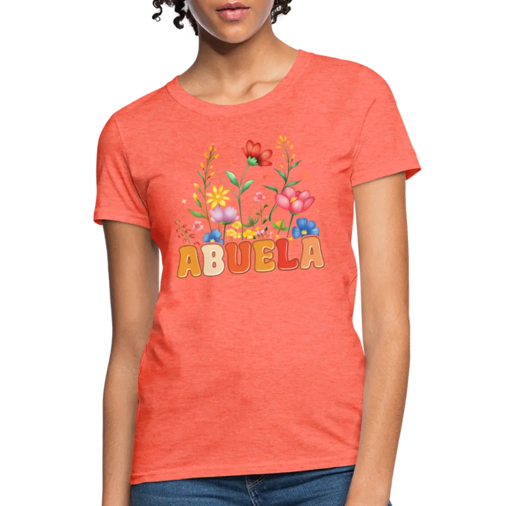 Abuela Women's T-Shirt with Floral Design