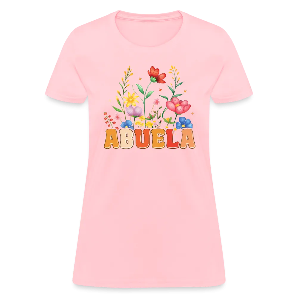 Abuela Women's T-Shirt with Floral Design