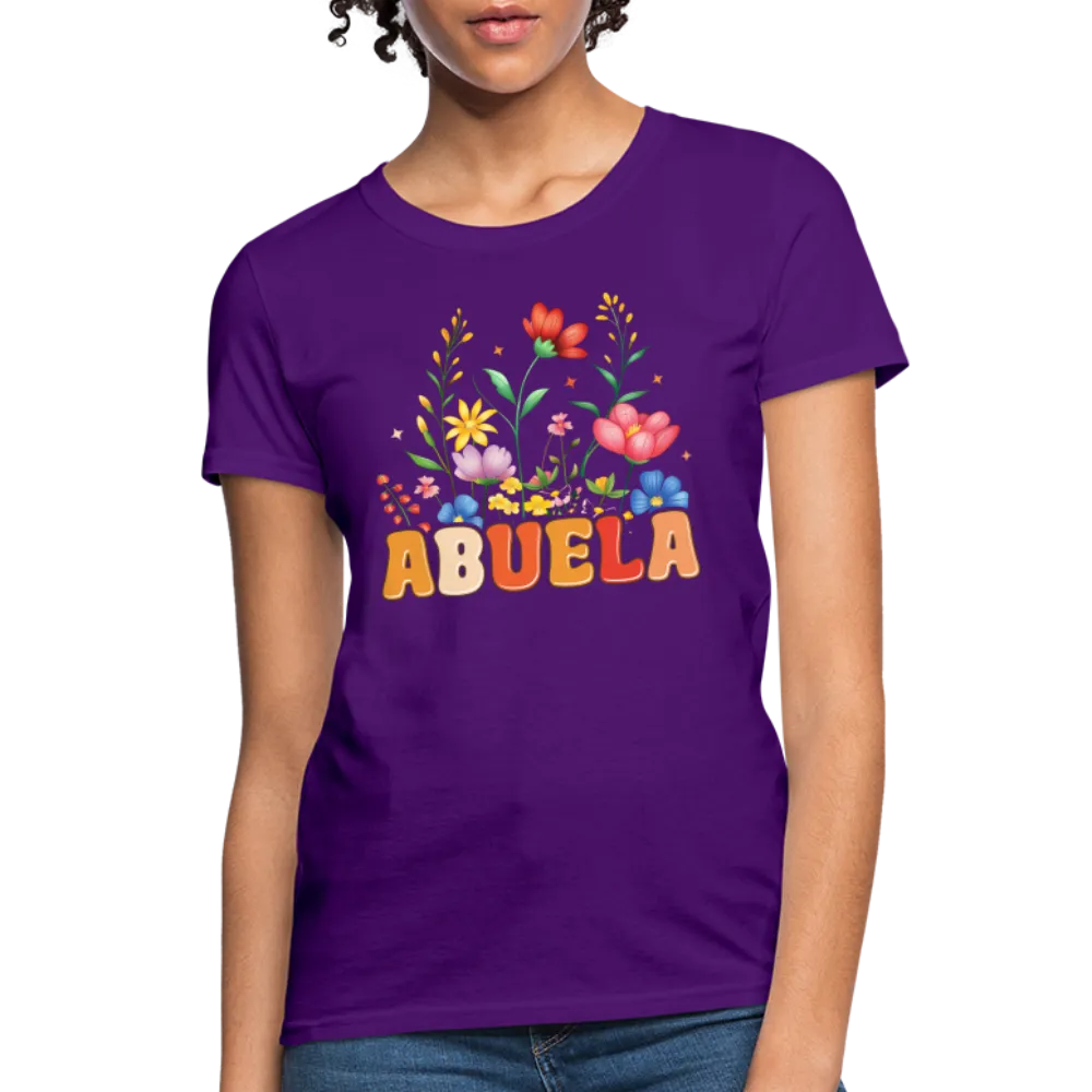 Abuela Women's T-Shirt with Floral Design