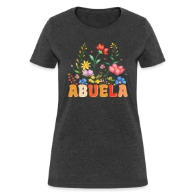 Abuela Women's T-Shirt with Floral Design