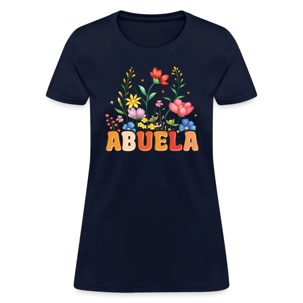 Abuela Women's T-Shirt with Floral Design