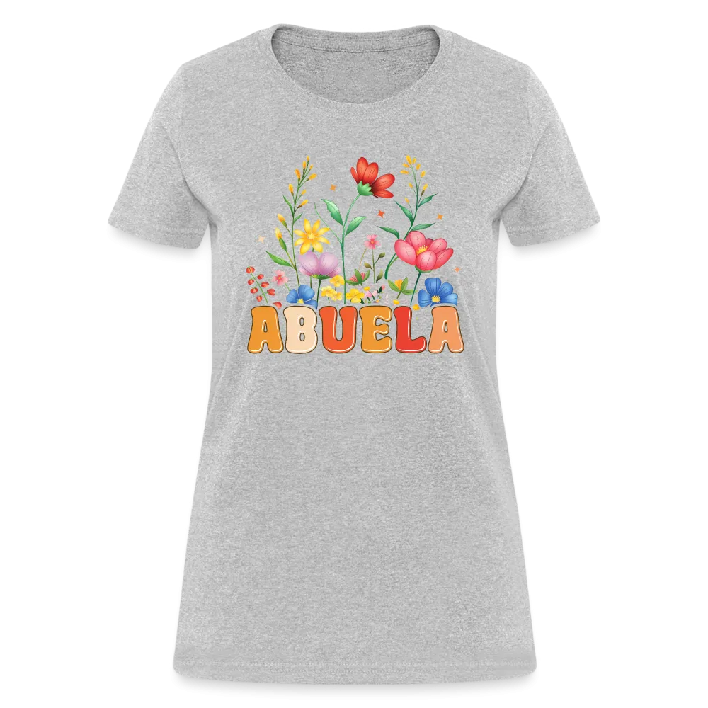 Abuela Women's T-Shirt with Floral Design