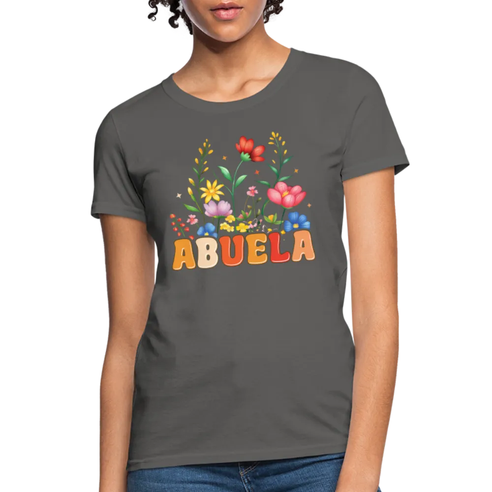 Abuela Women's T-Shirt with Floral Design