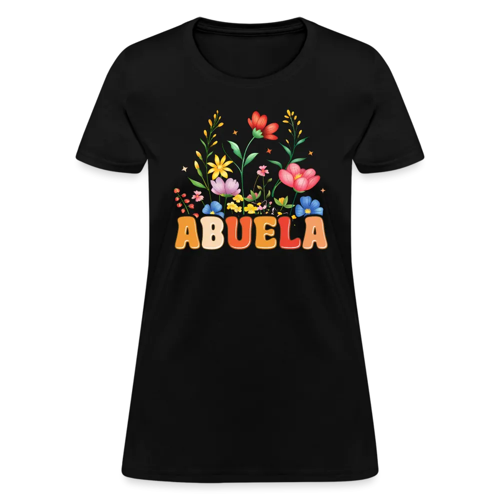 Abuela Women's T-Shirt with Floral Design