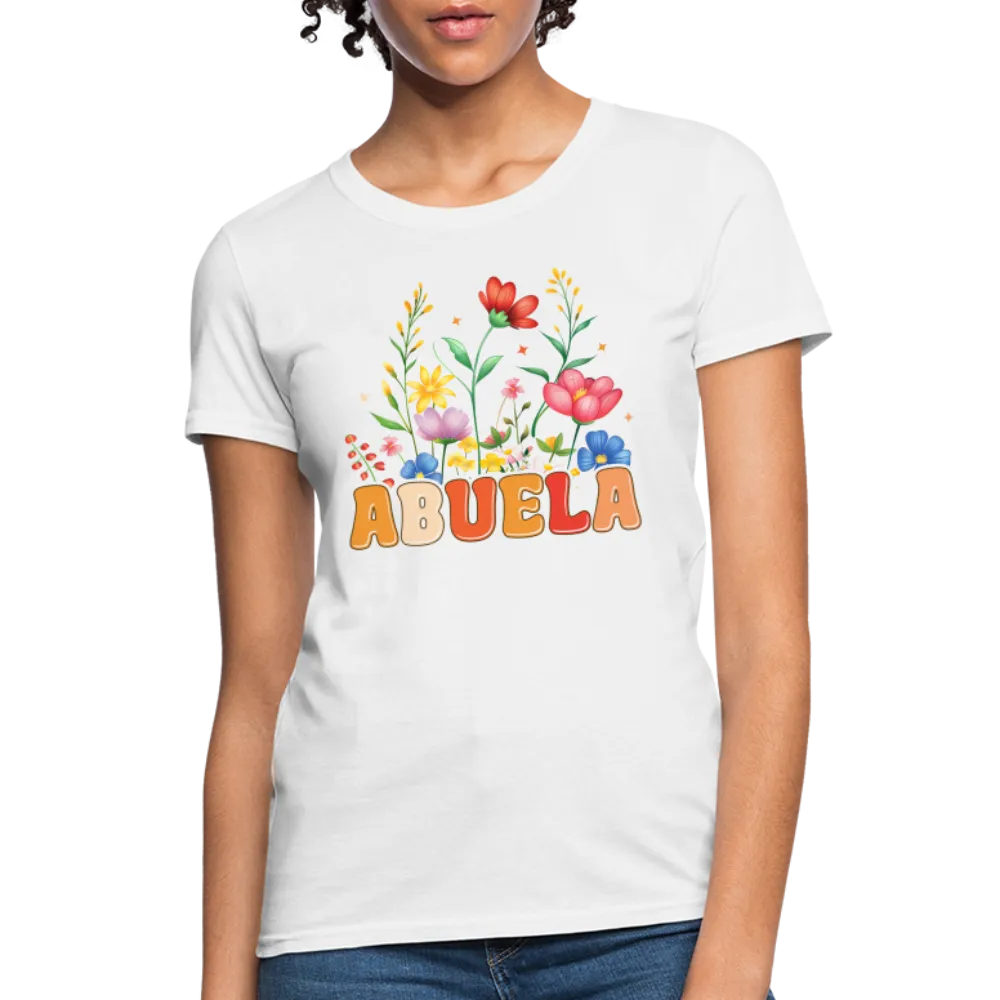 Abuela Women's T-Shirt with Floral Design