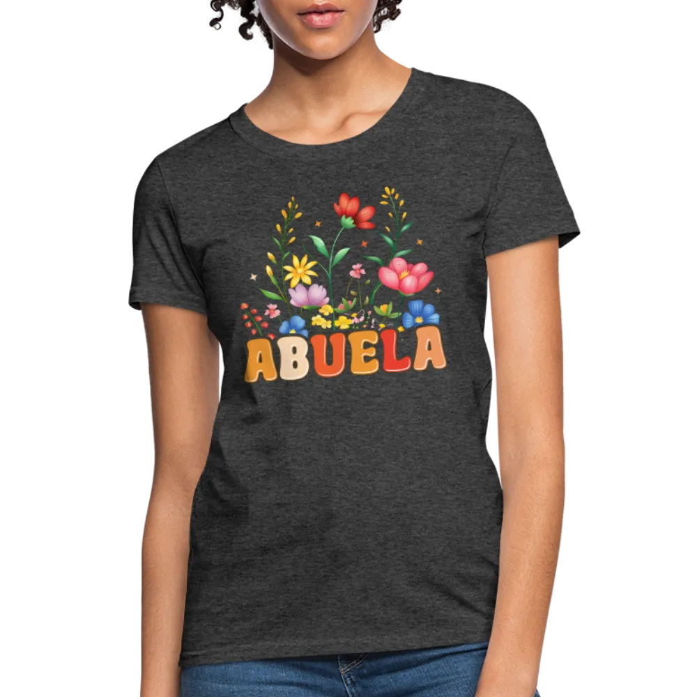 Abuela Women's T-Shirt with Floral Design