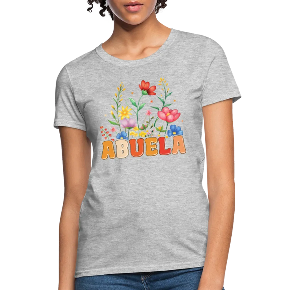 Abuela Women's T-Shirt with Floral Design