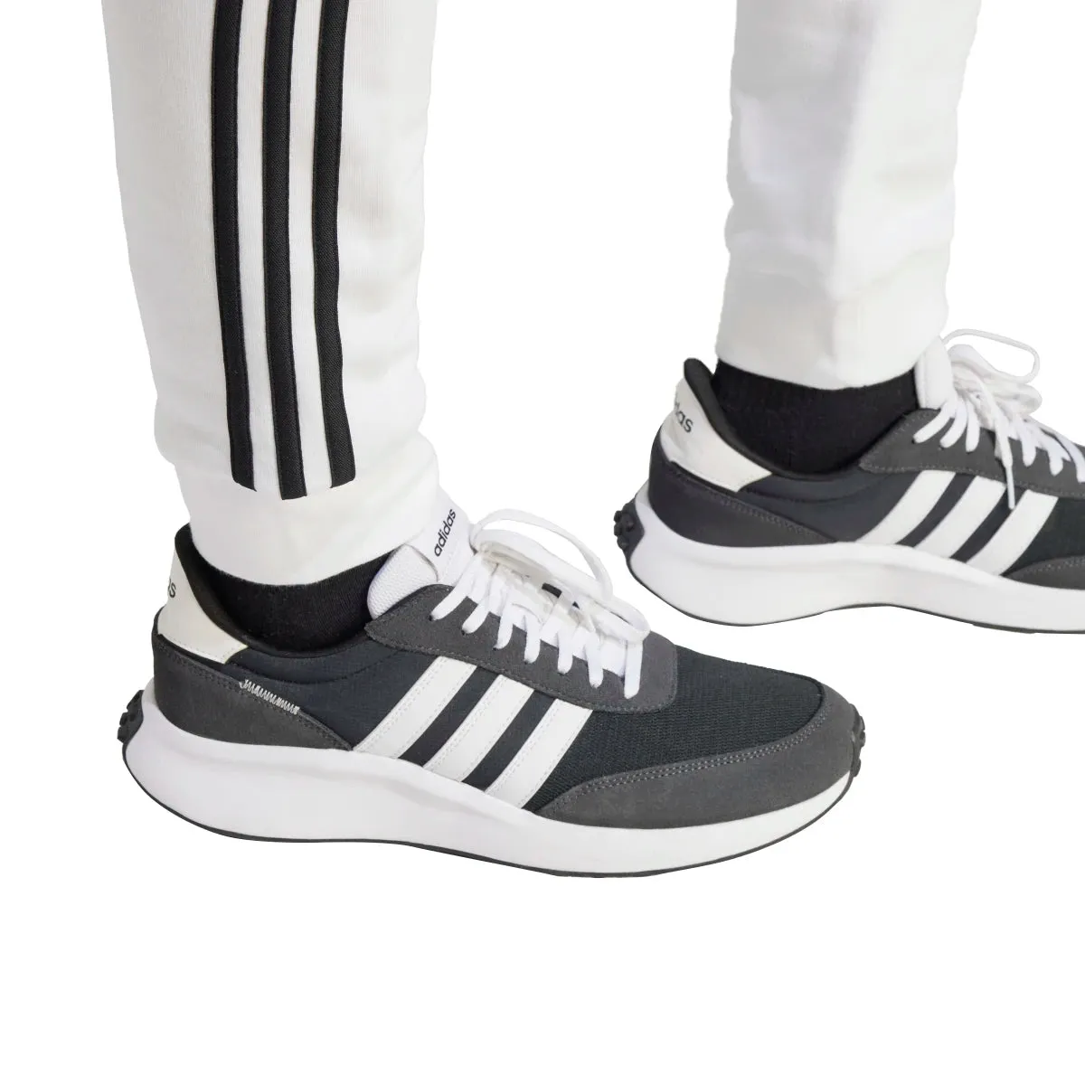 adidas Men's Essentials Tapered 3-Stripes Fleece Pants