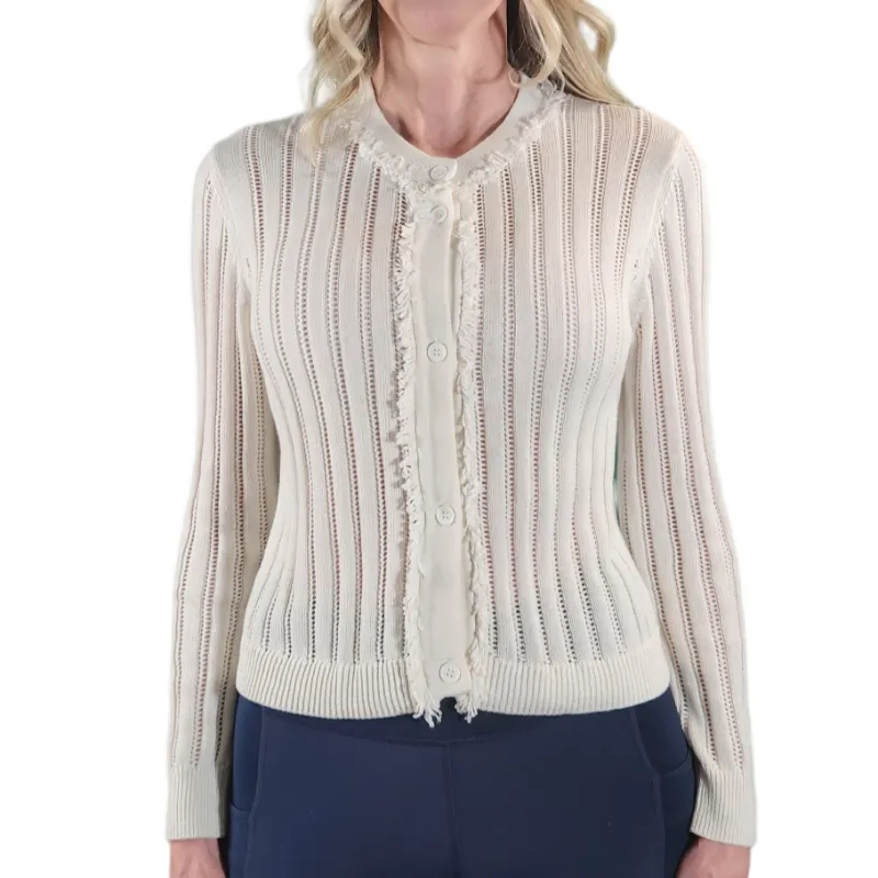 Alashan Cashmere Selene Cardigan - Ivory