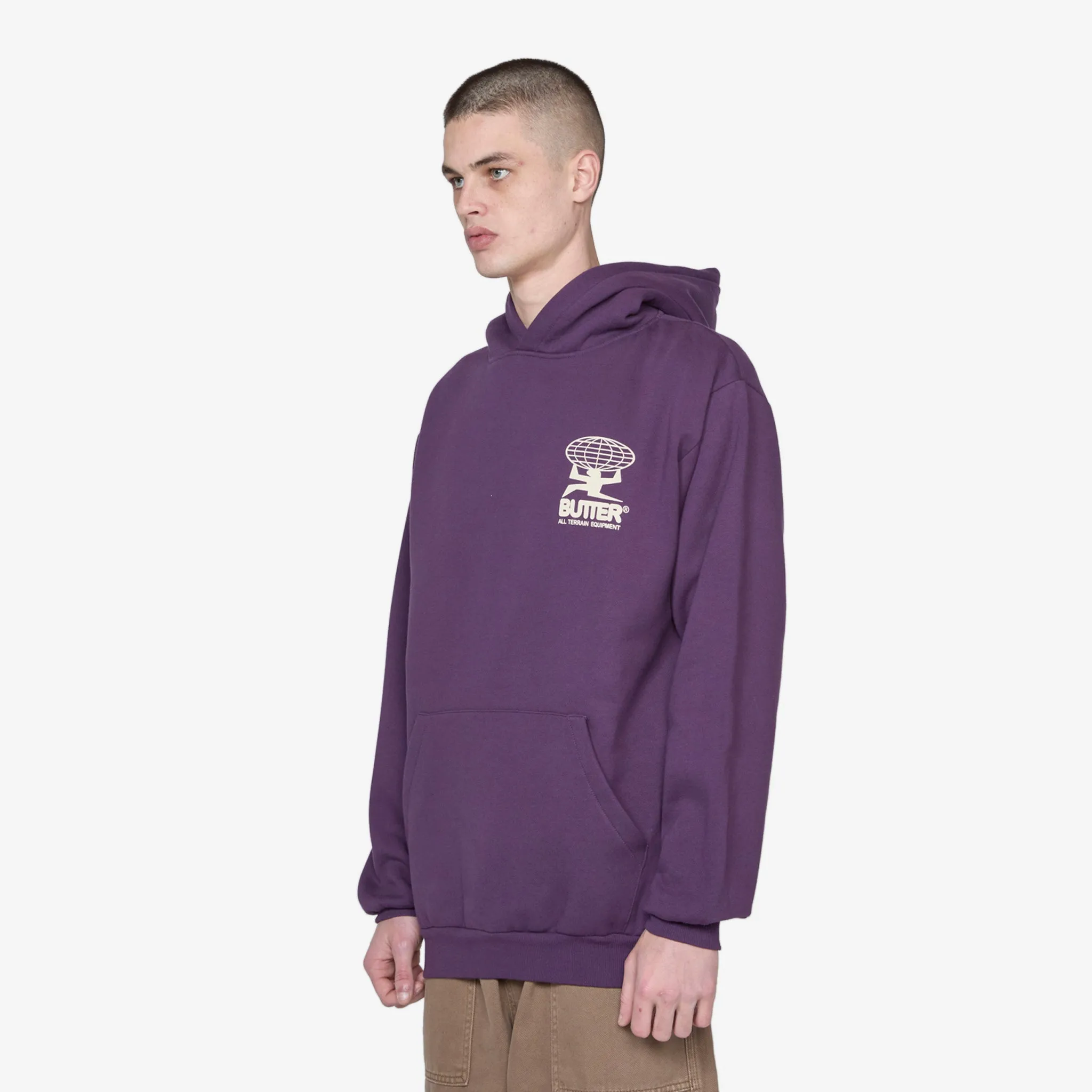 All Terrain Pullover Hood Eggplant