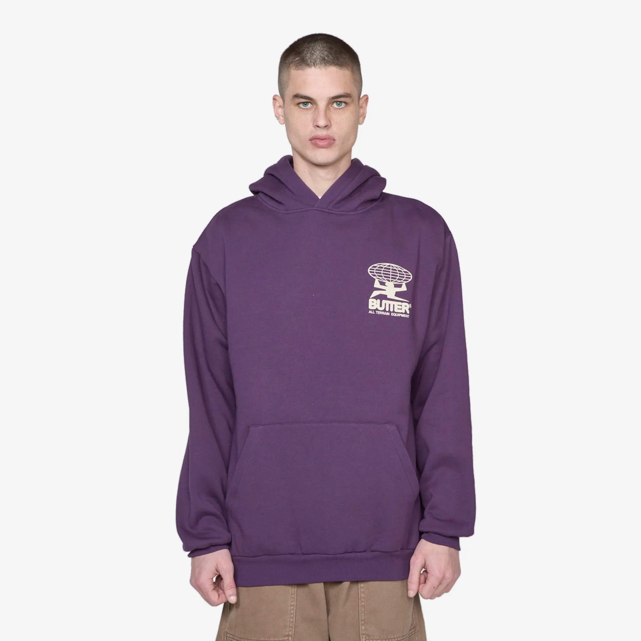 All Terrain Pullover Hood Eggplant