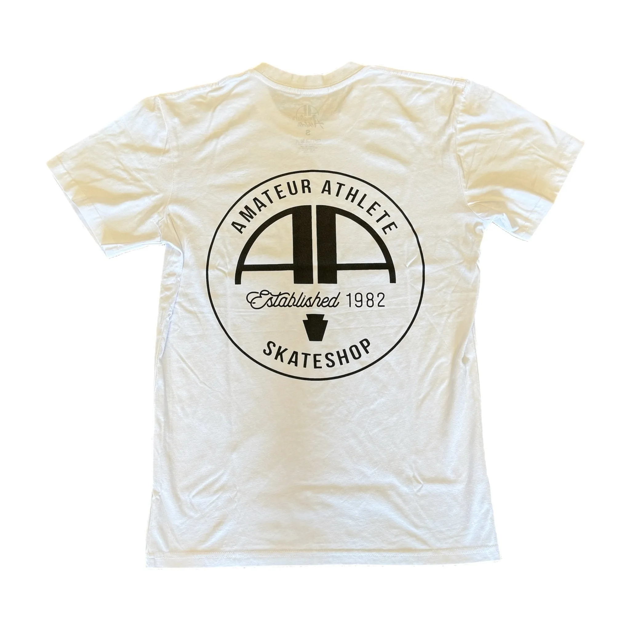 AMATEUR ATHLETE SKATE SHOP CIRCLE LOGO T-SHIRT