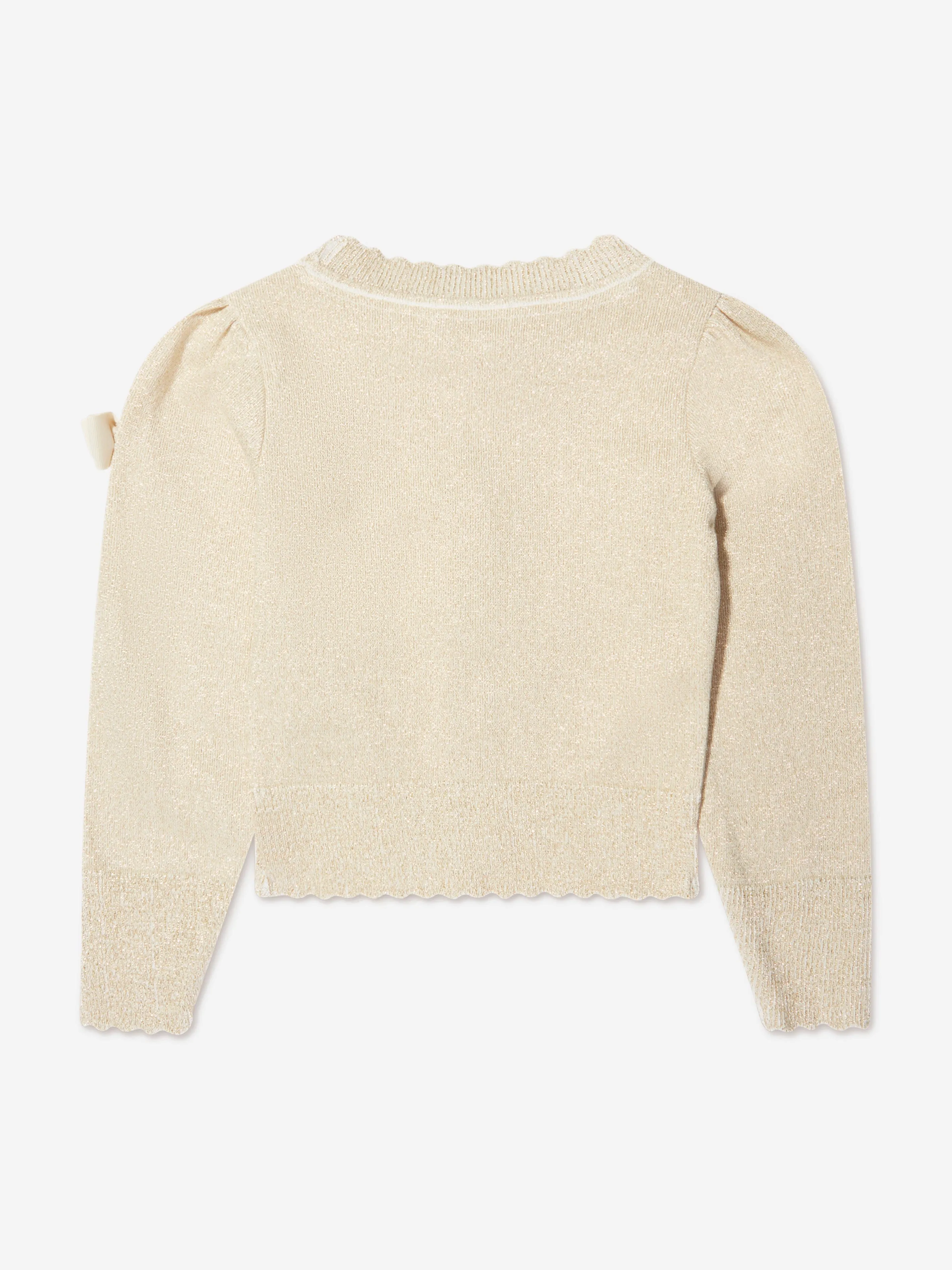 Angels Face Girls Klara Cardigan in Gold