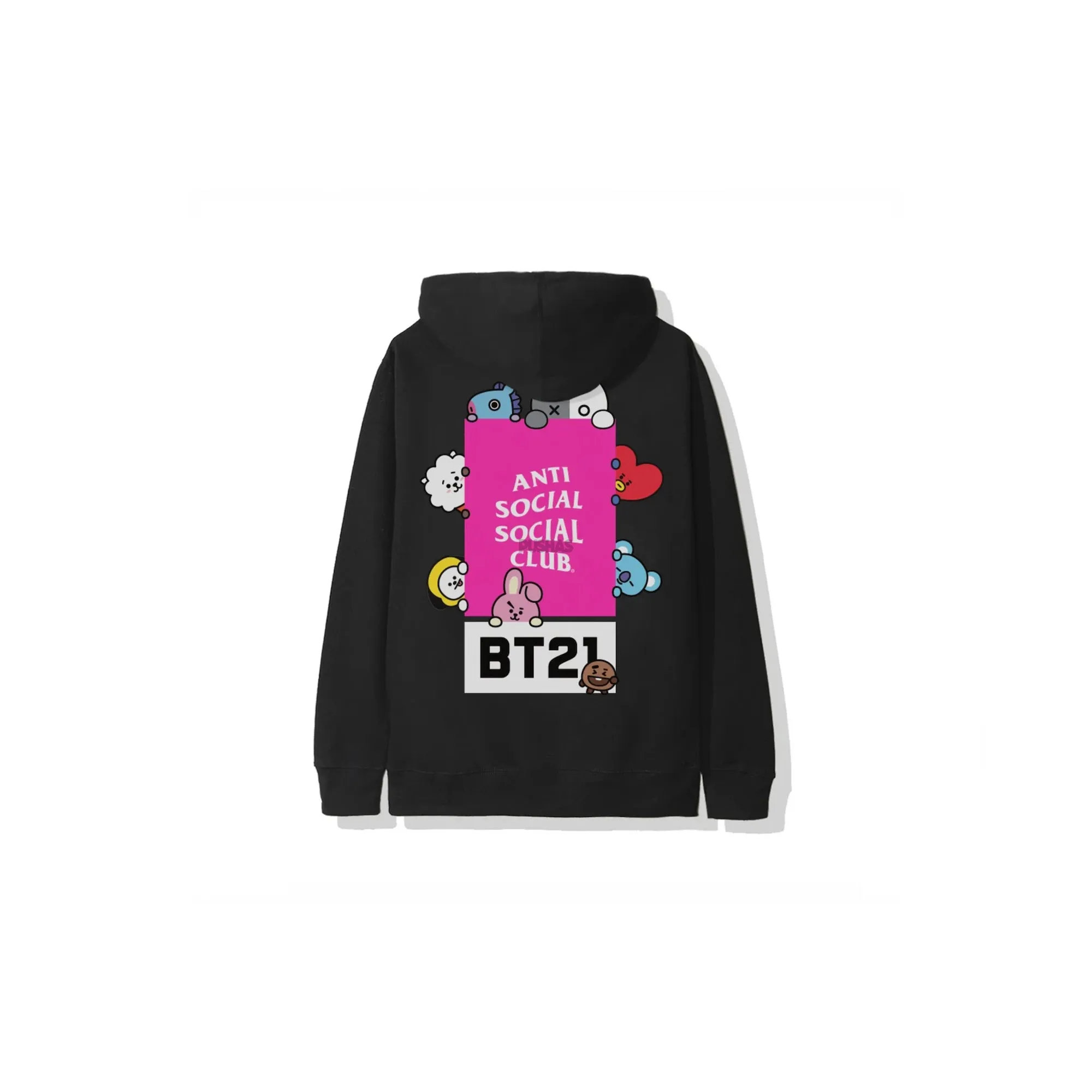 Anti Social Social Club x BT21 Madhouse Hoodie 'Black'