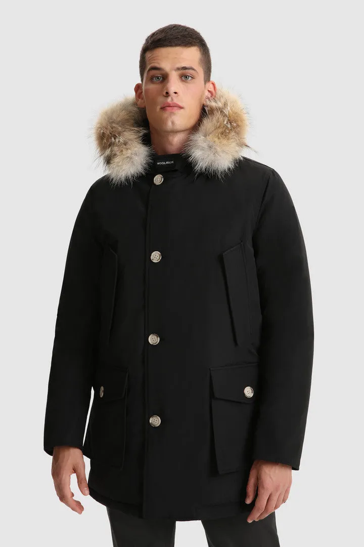 Arctic Detachable Fur Parka - Black