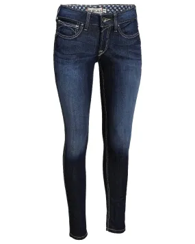 Ariat Womens Real Mid Rise Outseam Ella Skinny Jeans