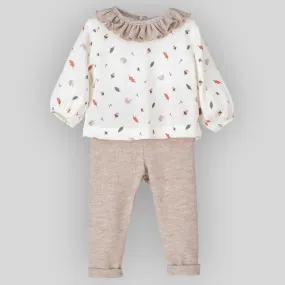 Baby Girls 2 Piece Autumn Outfit Set - Calamaro 17866