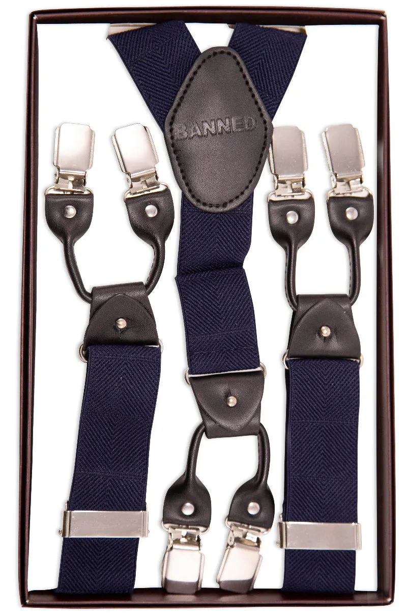 Banned Emma Womens Braces Navy