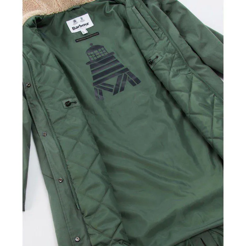 Barbour Belgrave Ladies Waterproof Jacket - Alchemy Green