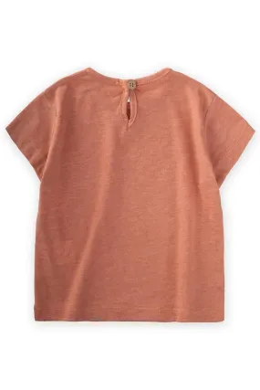 Basic t-shirt 1-10 age salmon