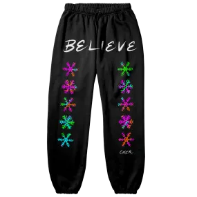 Believe Snowflake Sweatpants