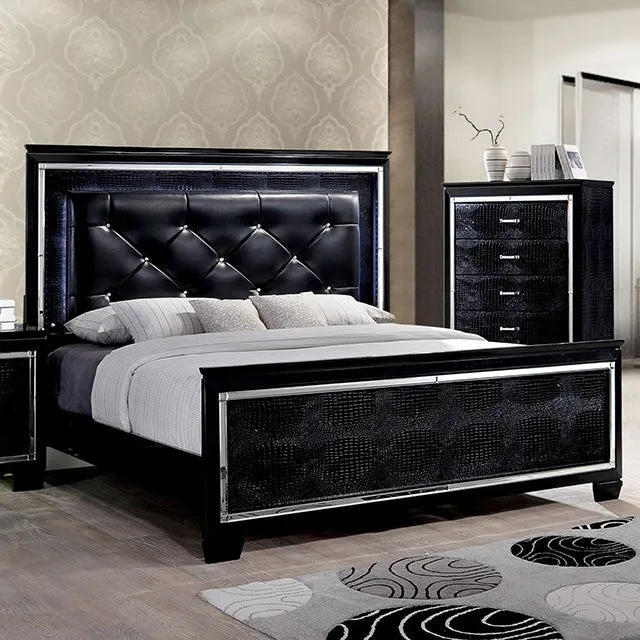 BELLANOVA Black Cal.King Bed