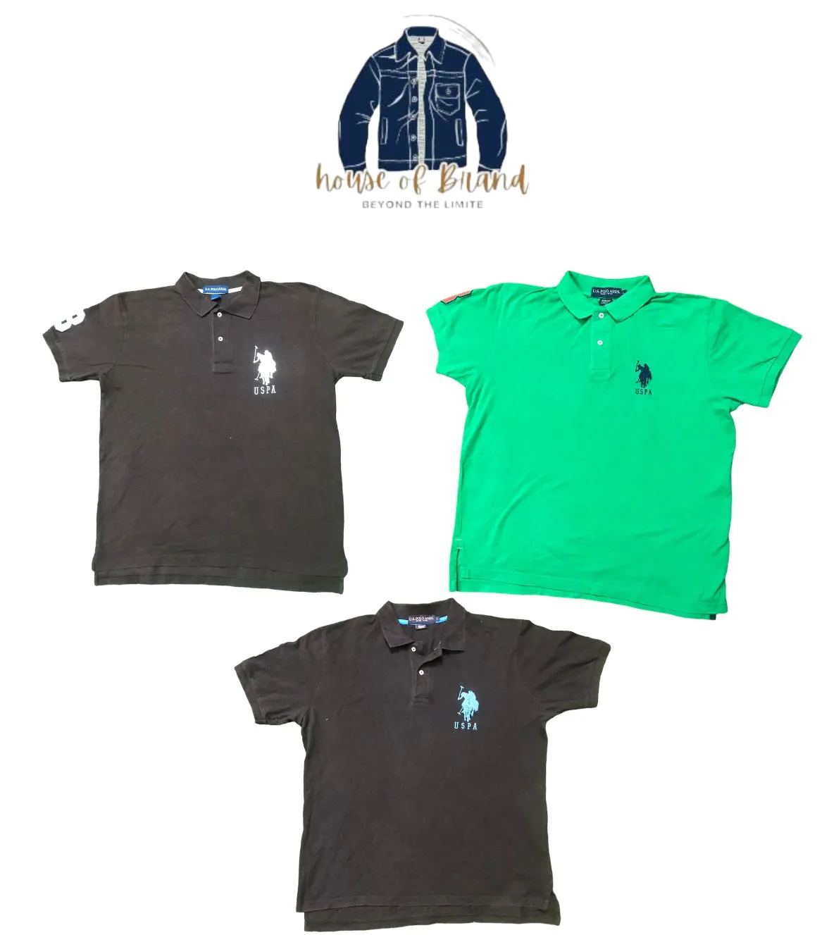 Big logo US Asia Polo  tshirts