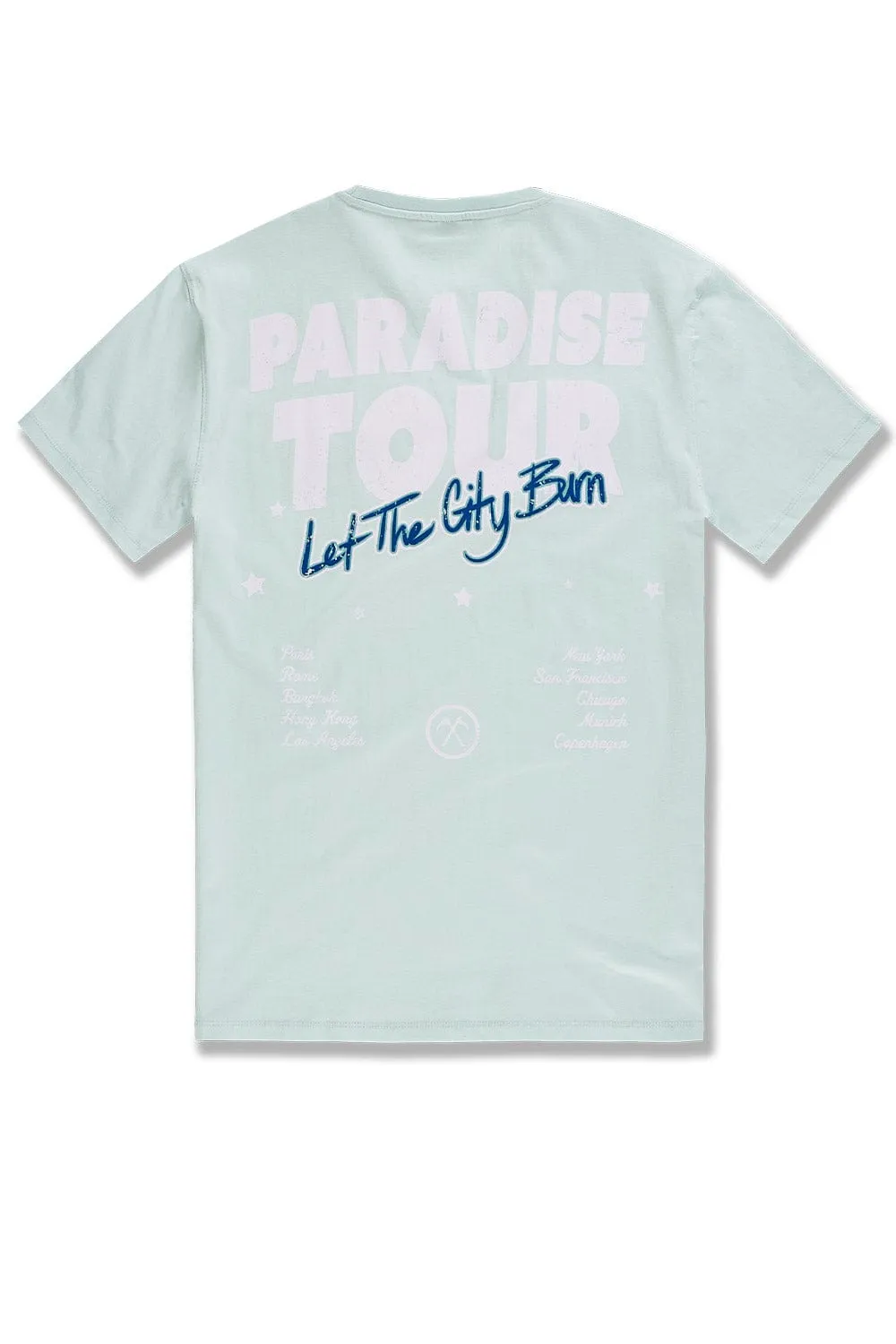 Big Men's Paradise Tour T-Shirt (Powder Blue)