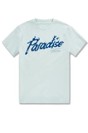 Big Men's Paradise Tour T-Shirt (Powder Blue)