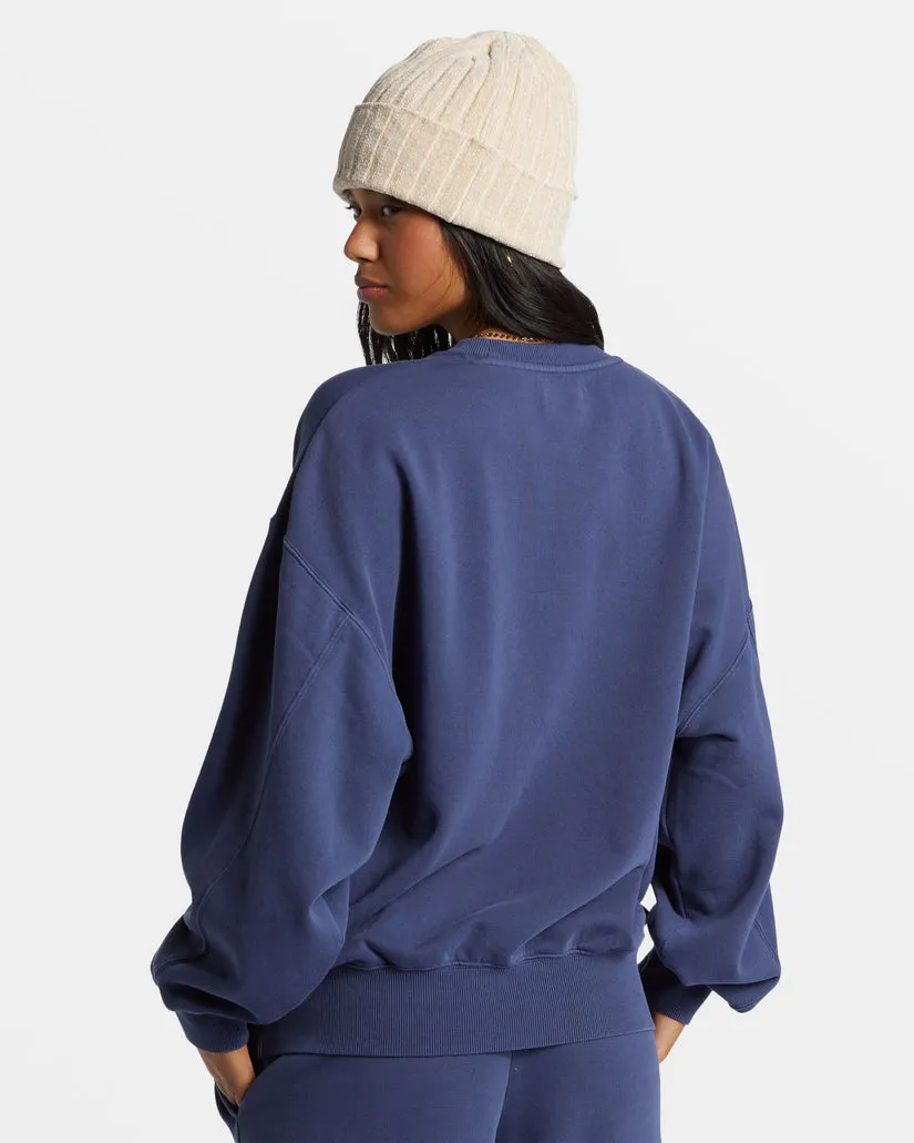 Billabong Palmin Kendal Crew Sweatshirt-I Sea Indigo