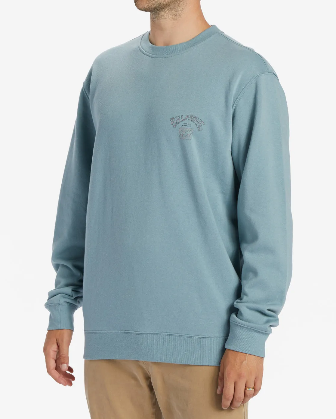 Billabong Short Sands Crew Sweatshirt-Washed Blue