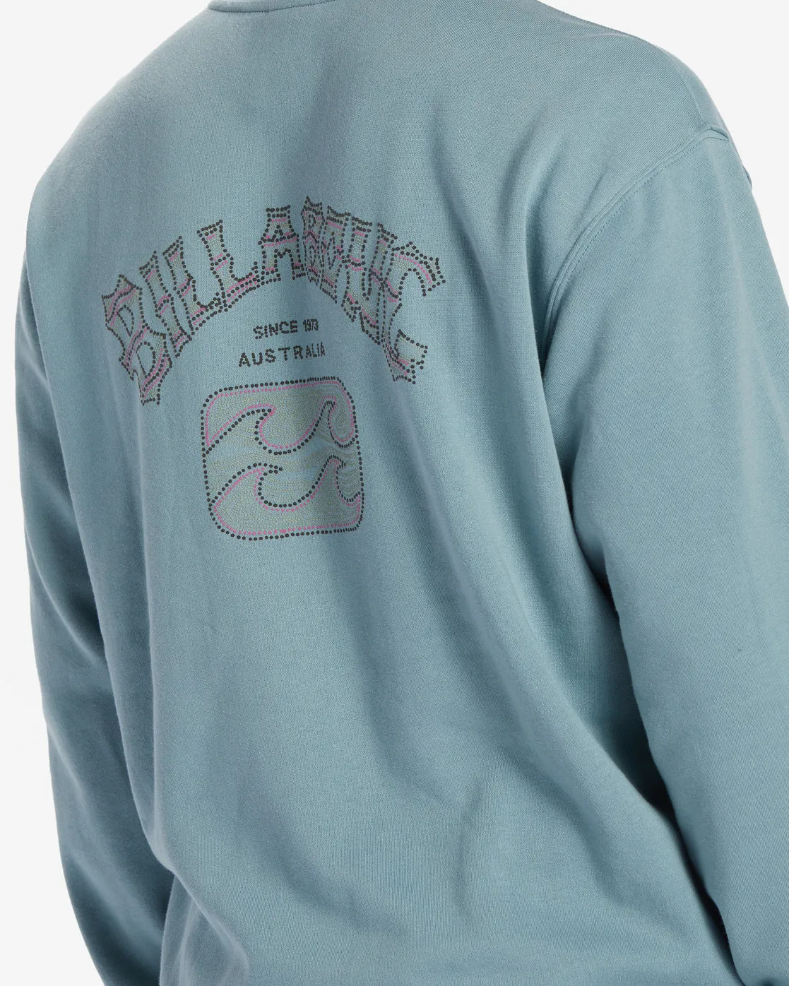 Billabong Short Sands Crew Sweatshirt-Washed Blue