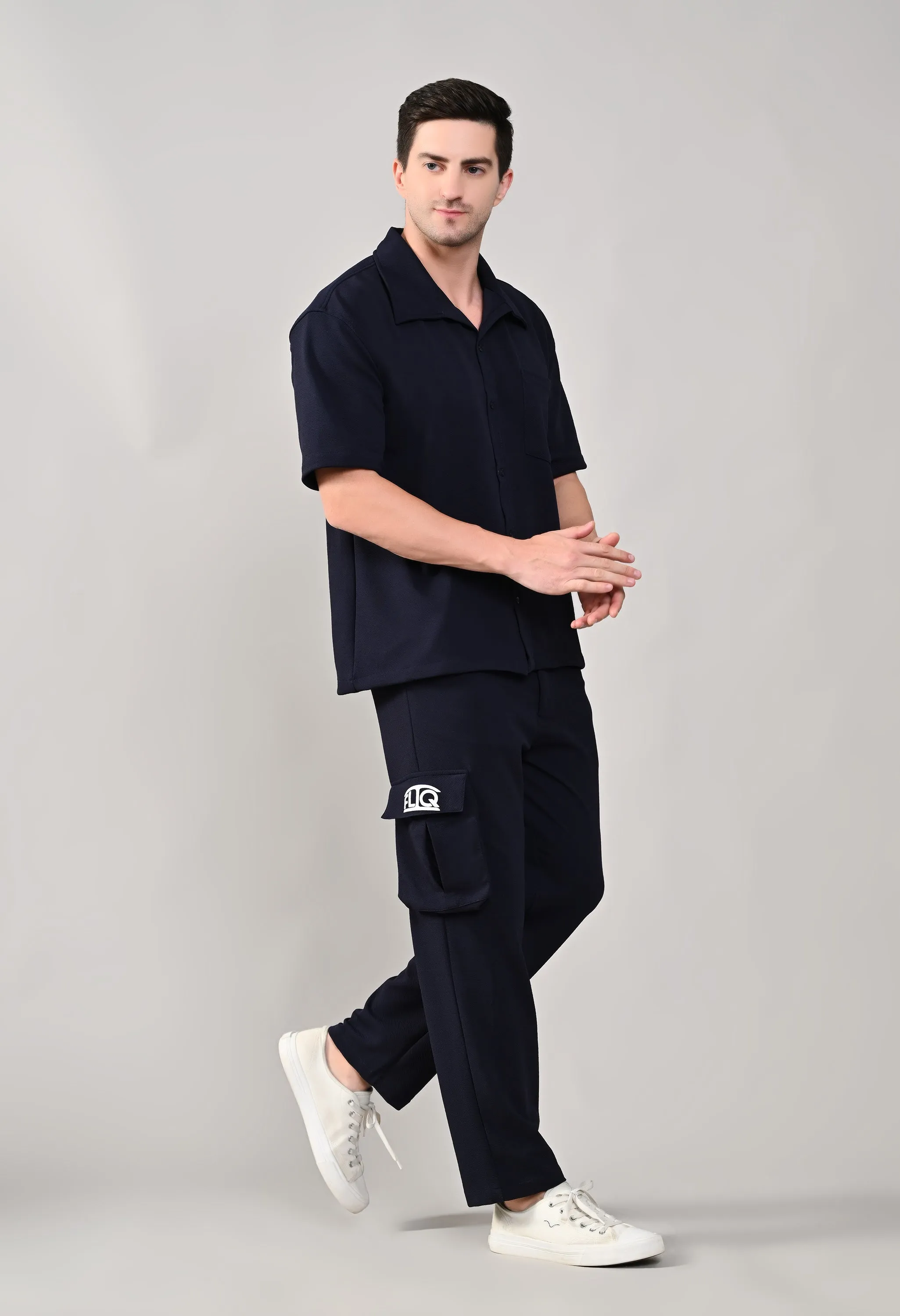 Blue Color Co-ord Set for Men