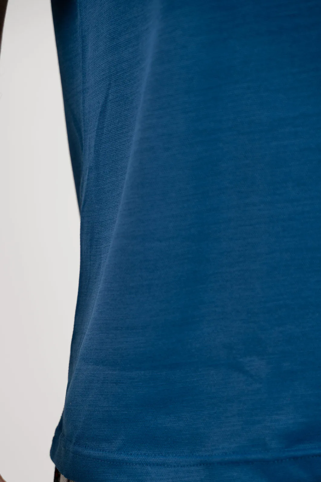 Blue Crew Neck Tshirt - ProStretch Classic Tee  For Men