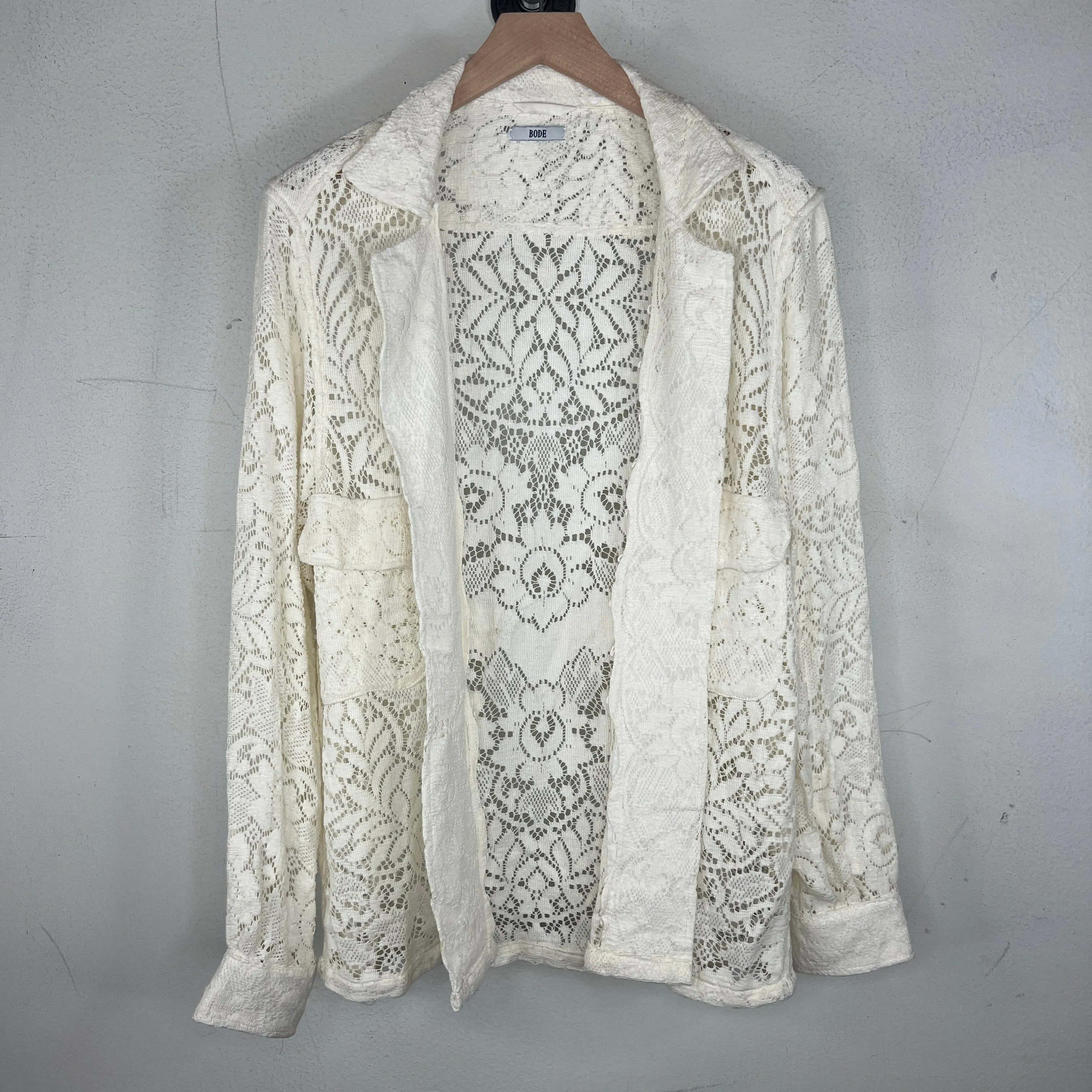 Bode Open Lace Shirt