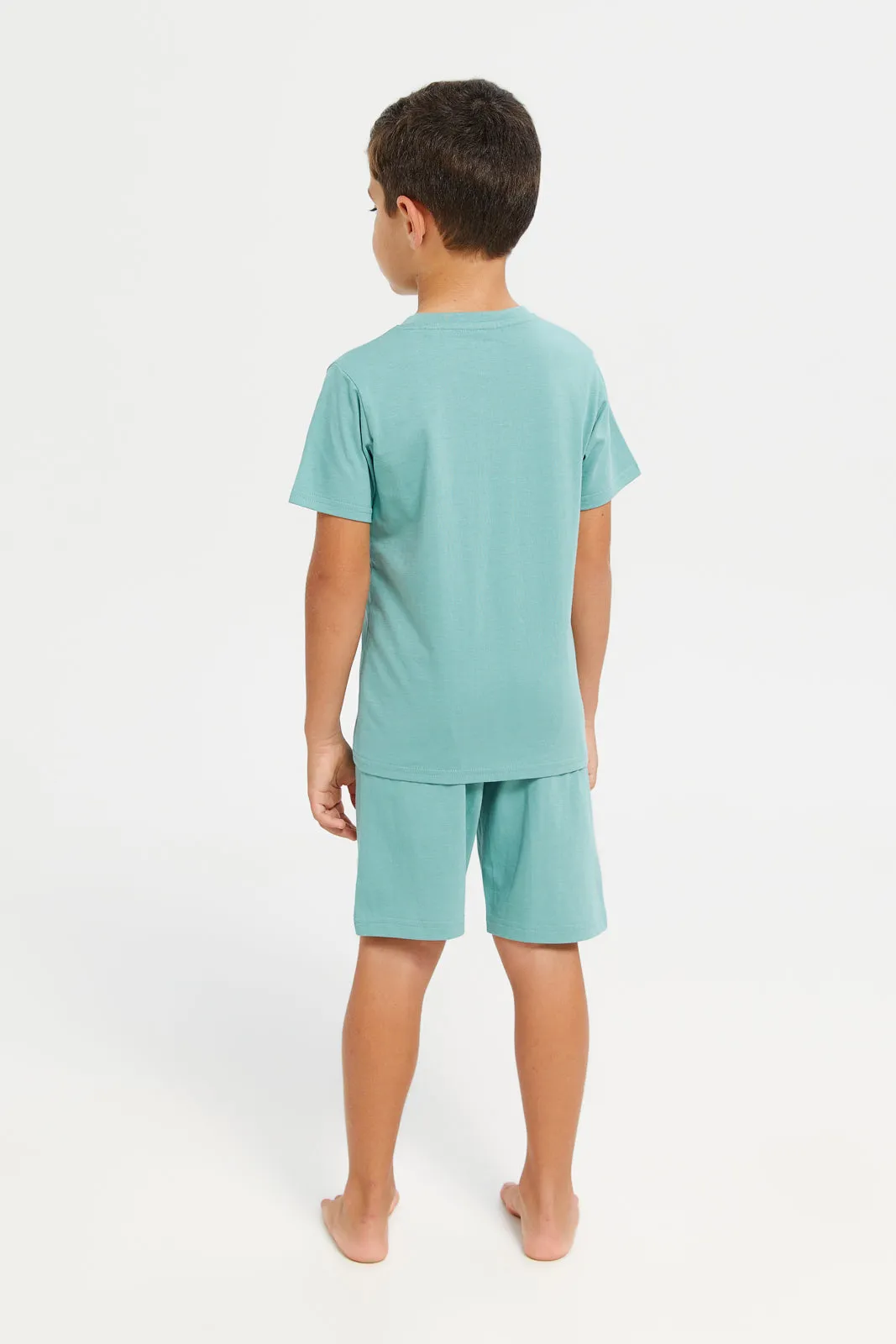 Boys Mint Nasa Pyjama Set (2 Piece)