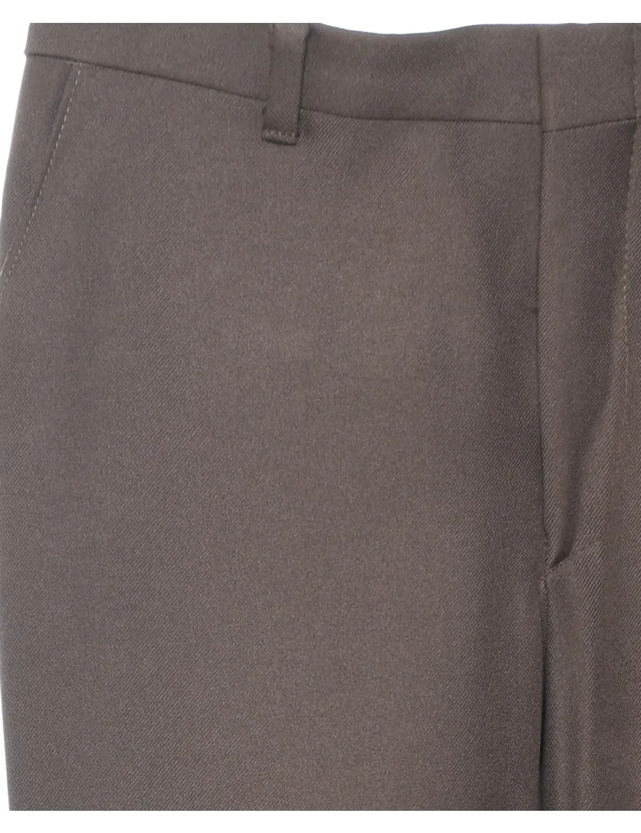 Brown Classic Trousers - W34 L29