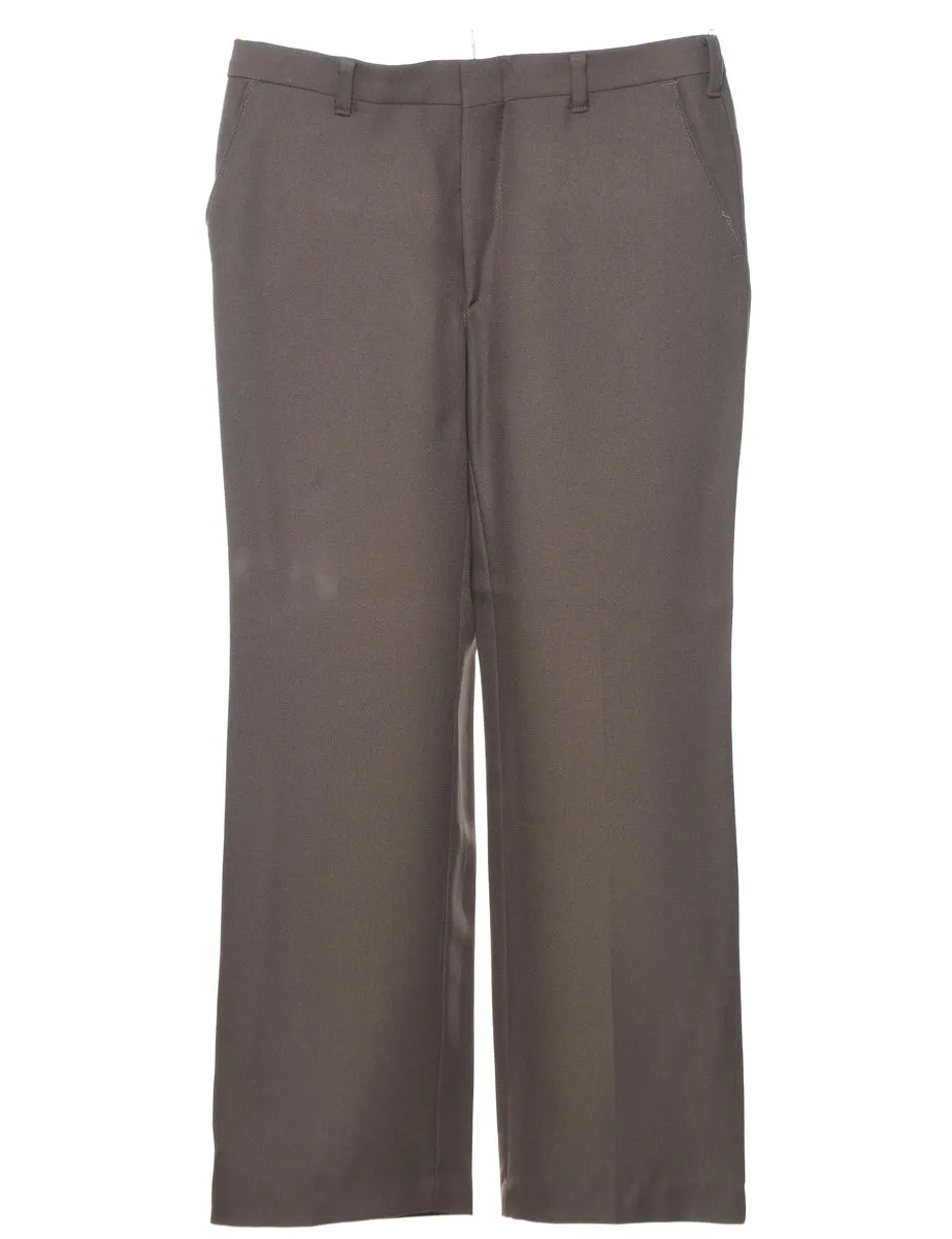 Brown Classic Trousers - W34 L29