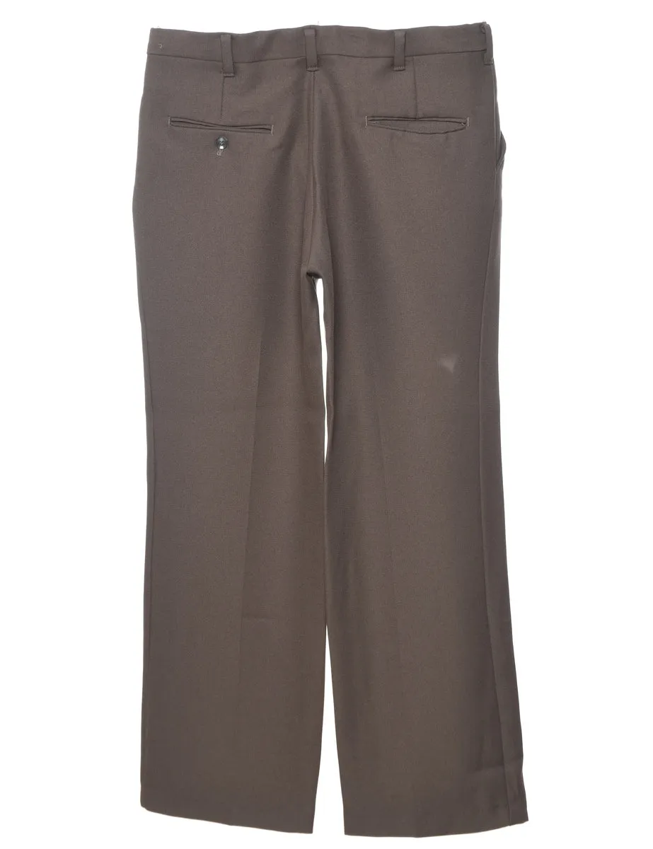 Brown Classic Trousers - W34 L29