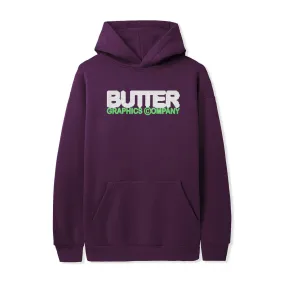 Butter Goods Program Pullover Hood Eggplant