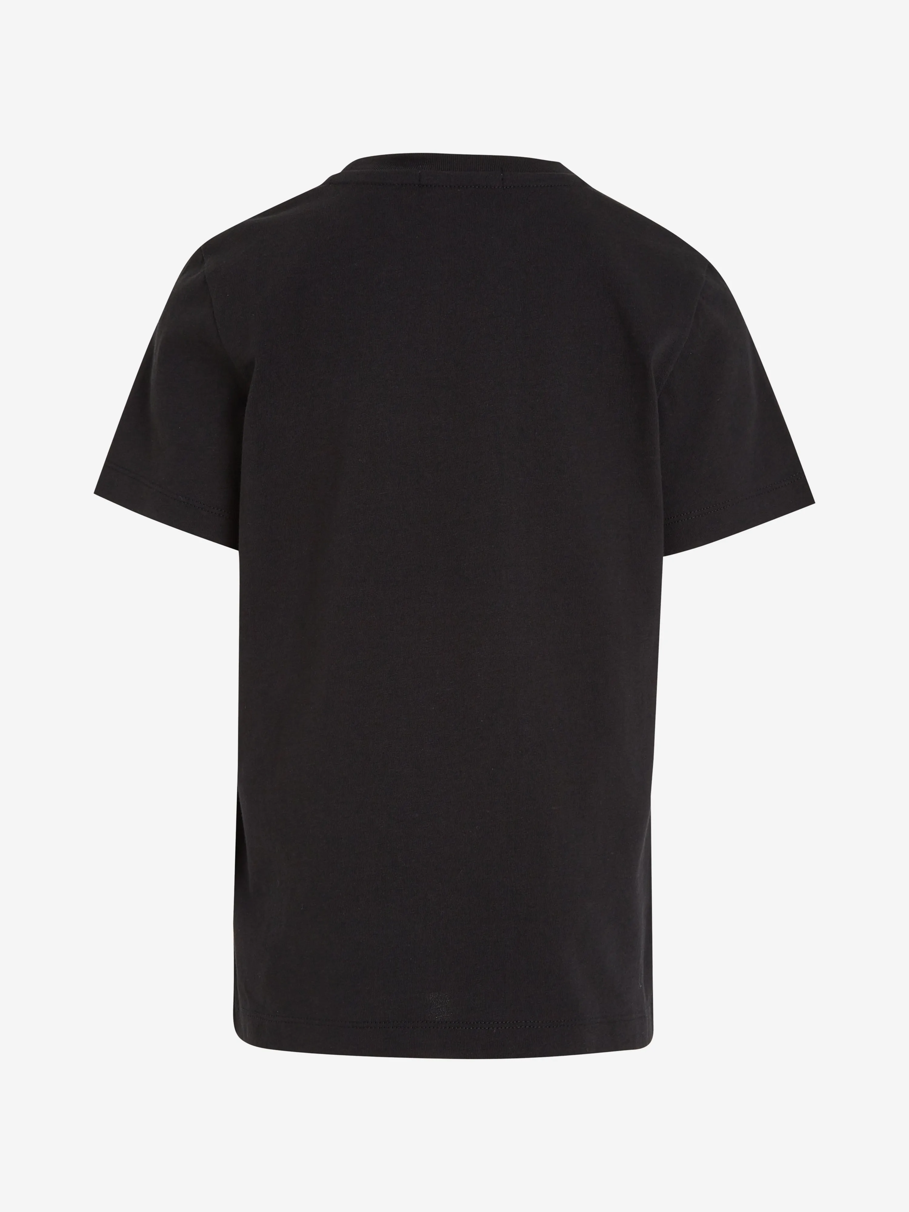 Calvin Klein Boys Mini Blown-Up Logo T-Shirt in Black