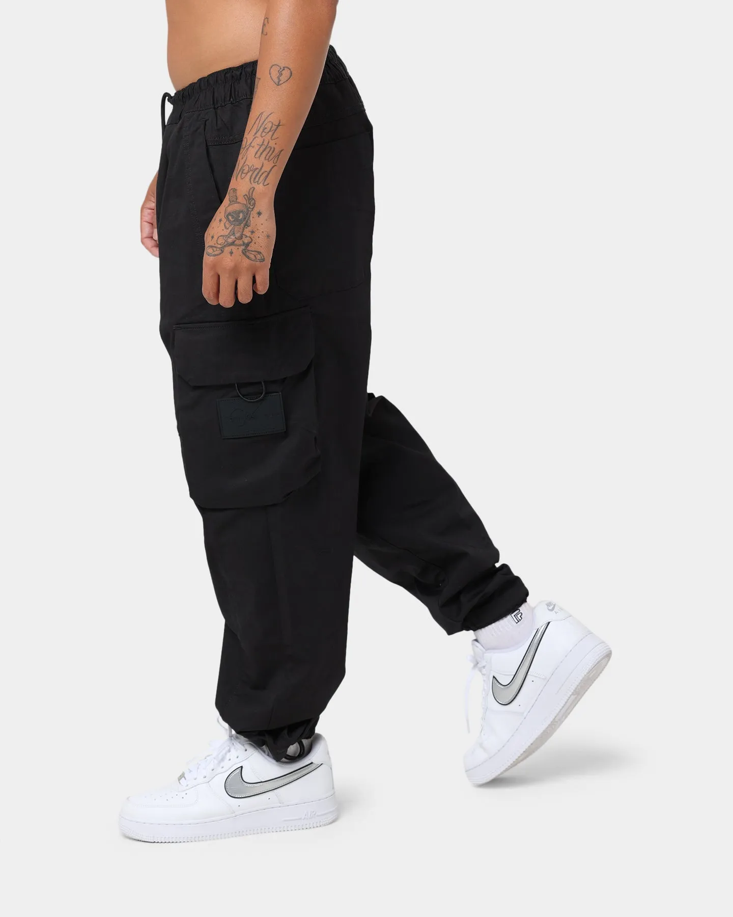 Calvin Klein Seasonal Washed Cargo Pants Ck Black