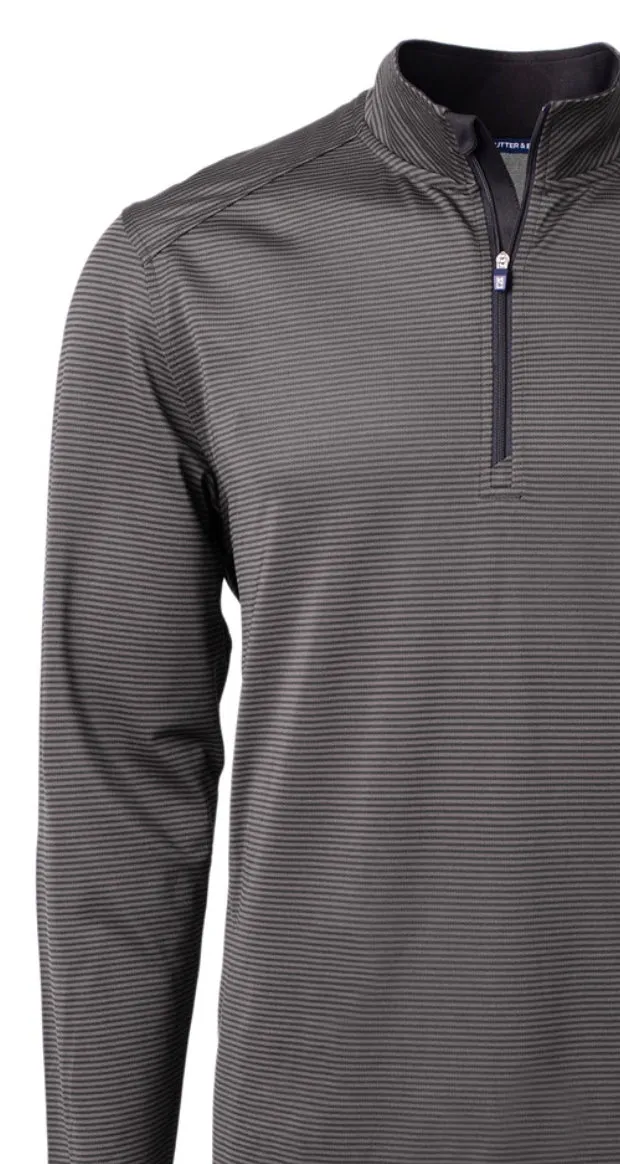 C&B TN Micro Striped 1/4 Zip Mens Pullover