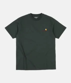 Carhartt American Script T-Shirt - Dark Teal